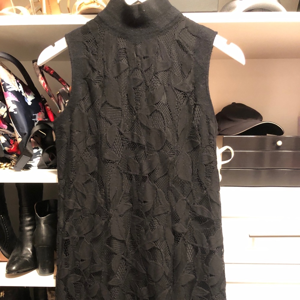 Rang And Bone Black Lace Sofiya Dress